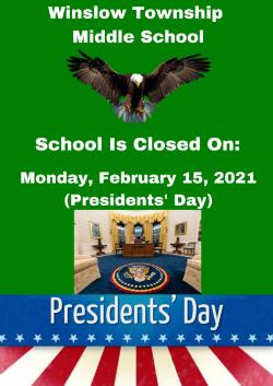 Presidents' Day (School Is Closed)